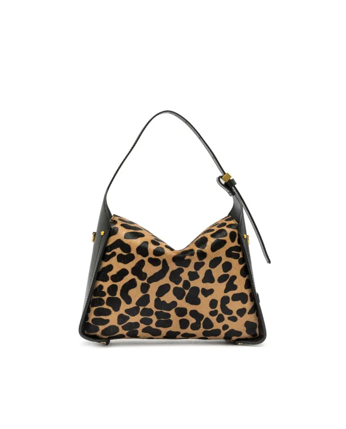 Gianni Chiarini Borsa cavallino Penelope Maculato/Nero
