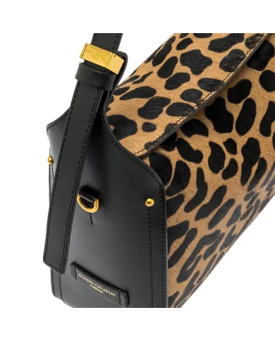 Gianni Chiarini Borsa cavallino Penelope Maculato/Nero