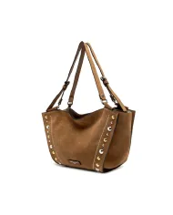 Gianni Chiarini Borsa camoscio Bloom Cammello