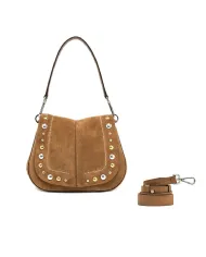 Gianni Chiarini Borsa scamosciata Helena Round Beige