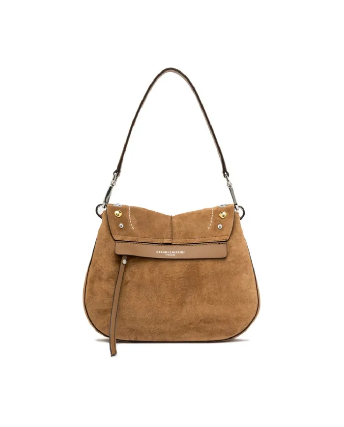 Gianni Chiarini Borsa scamosciata Helena Round Beige