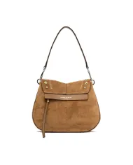 Gianni Chiarini Borsa scamosciata Helena Round Beige