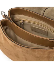 Gianni Chiarini Borsa scamosciata Helena Round Beige