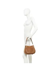 Gianni Chiarini Borsa scamosciata Helena Round Beige