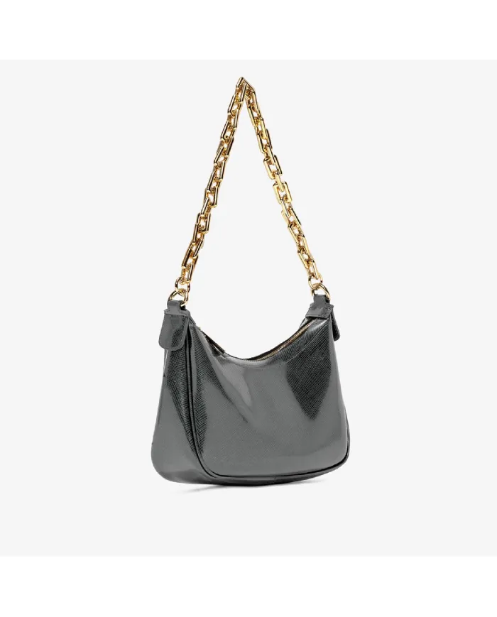 Gum Design Borsa con catena Grigio