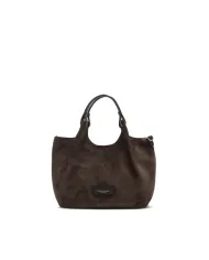Gianni Chiarini Borsa a mano scamosciata Dua Testa moro