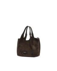 Gianni Chiarini Borsa a mano scamosciata Dua Testa moro
