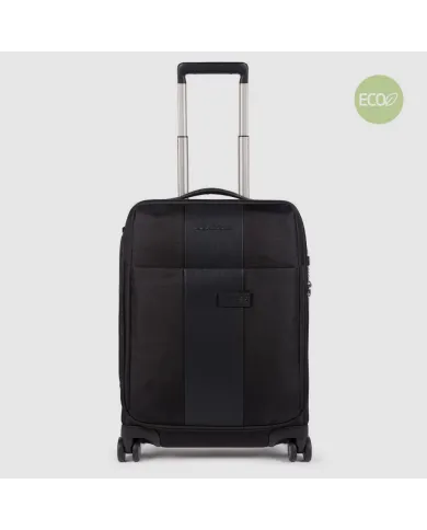 Piquadro Trolley bagaglio a mano 4 ruote, Brief 2 Nero