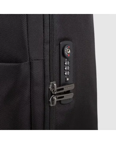Piquadro Trolley bagaglio a mano 4 ruote, Brief 2 Nero