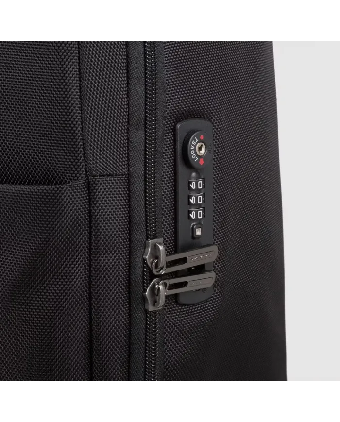Piquadro Trolley bagaglio a mano 4 ruote, Brief 2 Nero