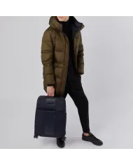 Piquadro Trolley bagaglio a mano 4 ruote, Brief 2 Nero