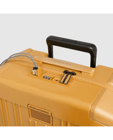 Piquadro Trolley bagaglio a mano personalizzabile Giallo