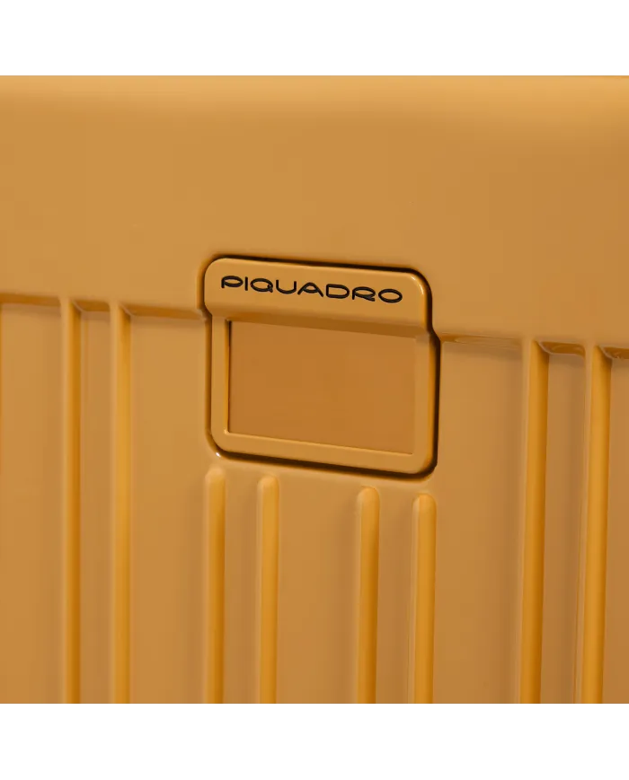 Piquadro Trolley bagaglio a mano personalizzabile Giallo