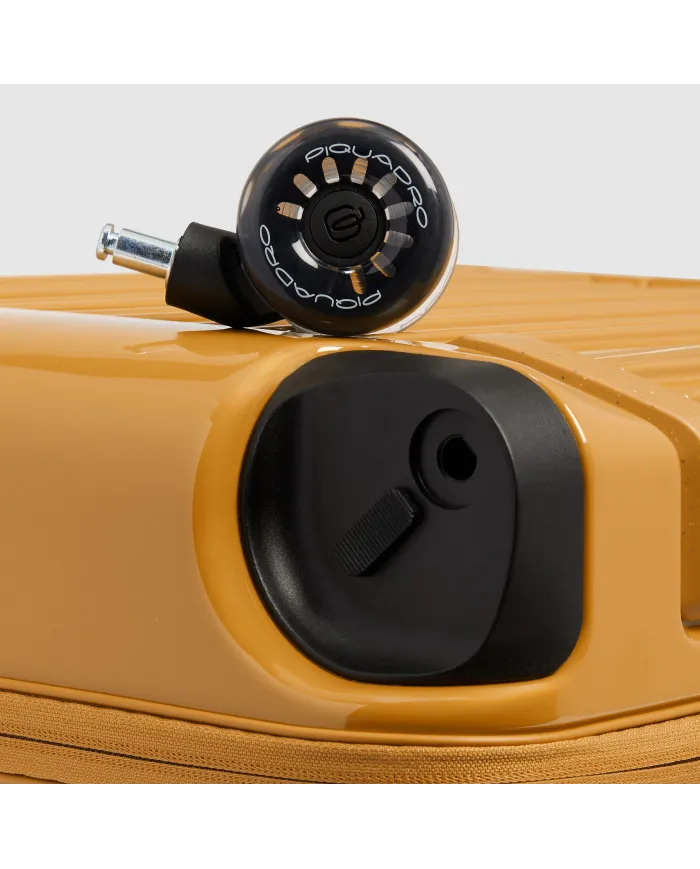 Piquadro Trolley bagaglio a mano personalizzabile Giallo