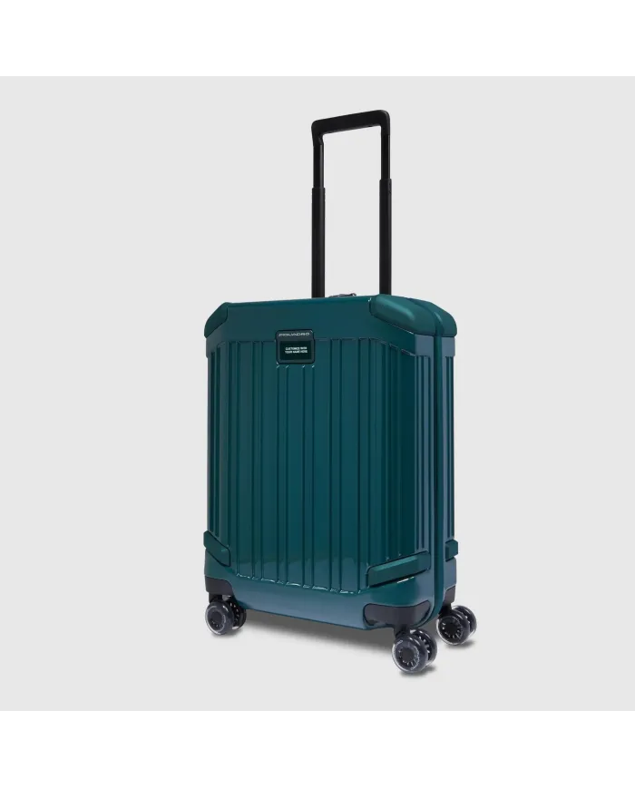 Piquadro Trolley bagaglio a mano personalizzabile Verde