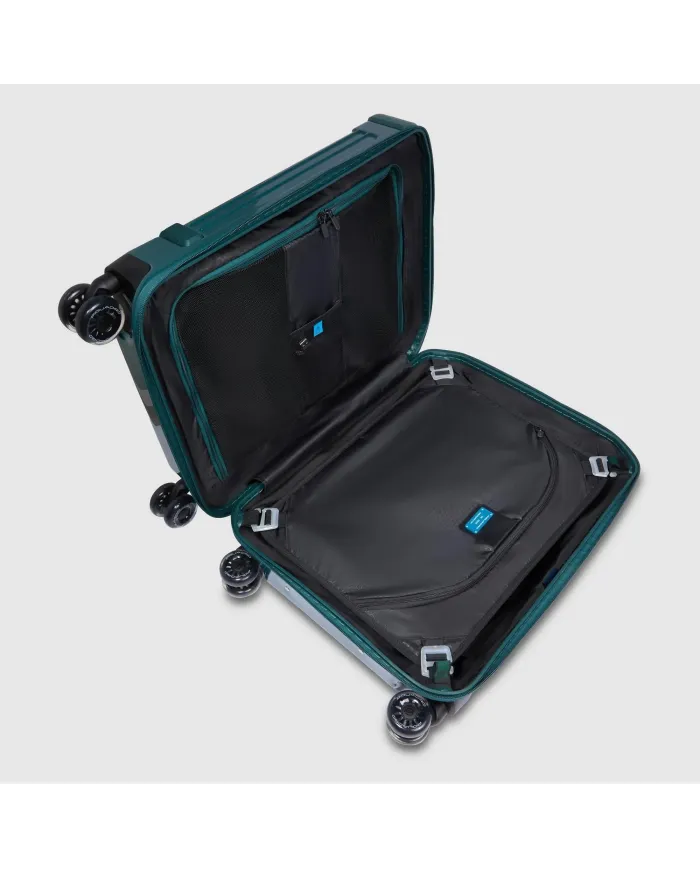 Piquadro Trolley bagaglio a mano personalizzabile Verde