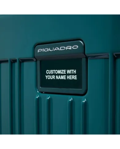 Piquadro Trolley bagaglio a mano personalizzabile Verde