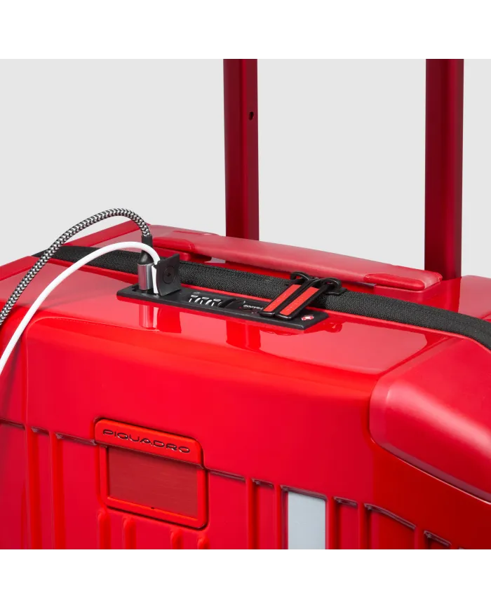 Piquadro Trolley bagaglio a mano Ducati Rosso