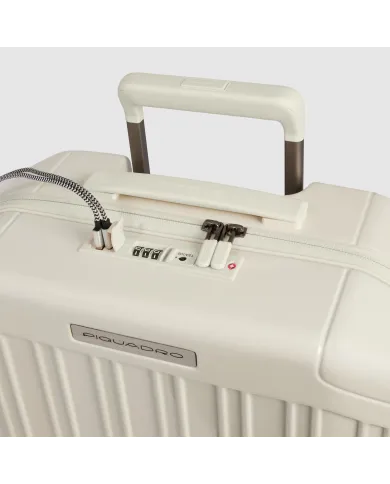 Piquadro Trolley bagaglio a mano PQlight Avorio