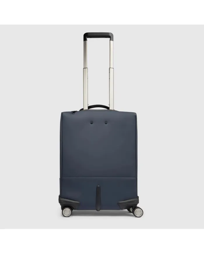 Piquadro Trolley bagaglio a mano 4 ruote Corner Blu