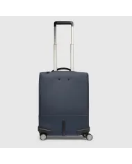 Piquadro Trolley bagaglio a mano 4 ruote Corner Blu