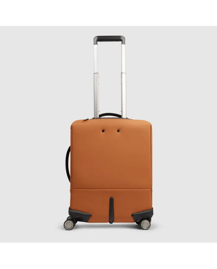 Piquadro Trolley bagaglio a mano 4 ruote Corner Arancio