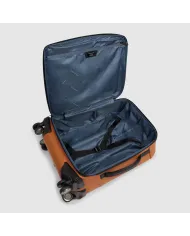Piquadro Trolley bagaglio a mano 4 ruote Corner Arancio