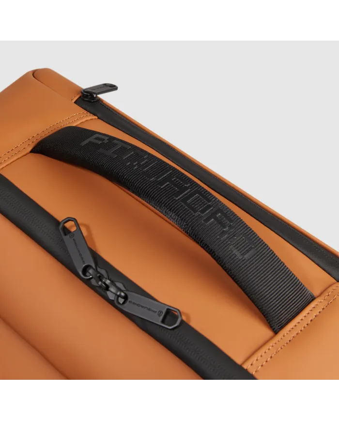 Piquadro Trolley bagaglio a mano 4 ruote Corner Arancio