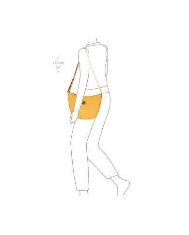 Bric's Borsa leggera in nylon X-Collection Giallo