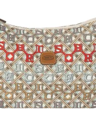 Bric's Borsa leggera in nylon X-Collection Beige/Multicolor