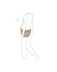 Bric's Borsa leggera in nylon X-Collection Beige/Multicolor