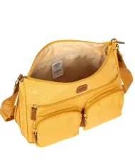 Bric's Borsa leggera in nylon X-Collection Giallo