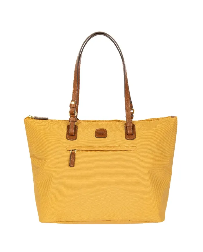 Bric's Borsa shopper in tessuto X-Collection Giallo