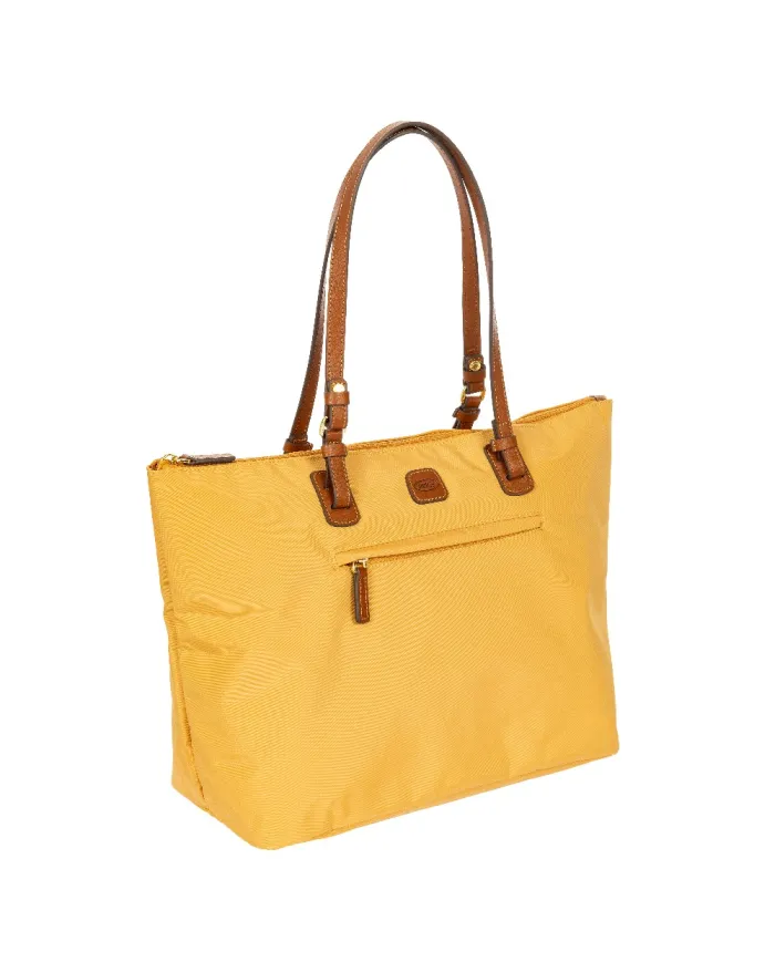 Bric's Borsa shopper in tessuto X-Collection Giallo
