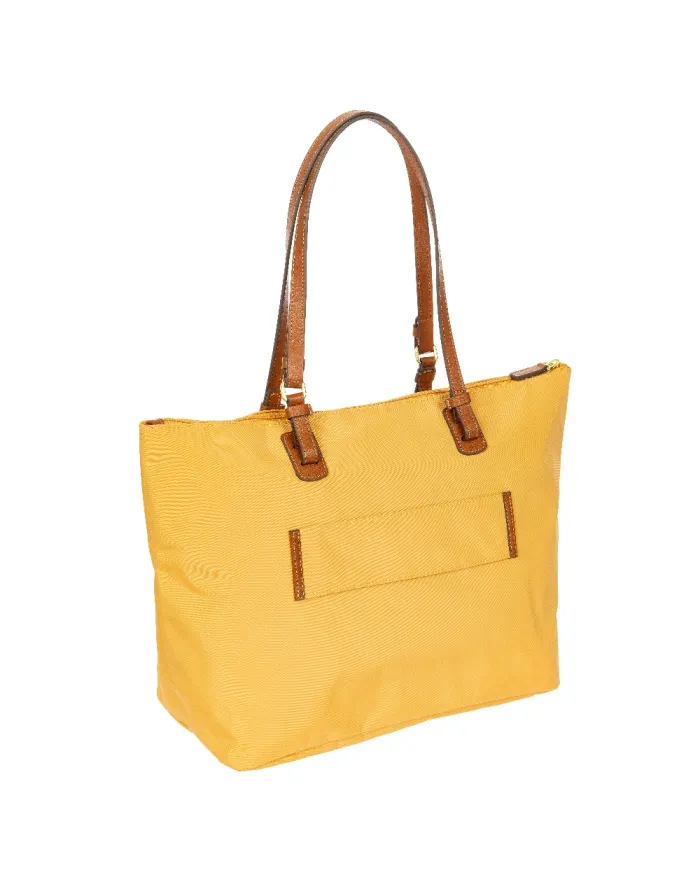 Bric's Borsa shopper in tessuto X-Collection Giallo