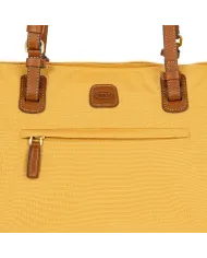 Bric's Borsa shopper in tessuto X-Collection Giallo