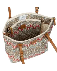 Bric's Borsa shopper media X-Collection Beige/Multicolor