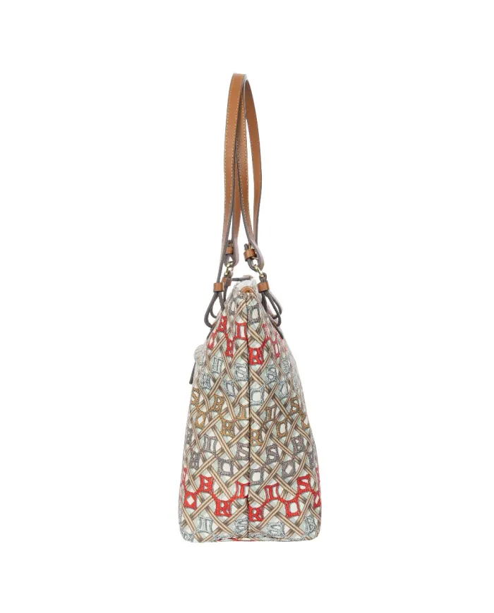 Bric's Borsa shopper media X-Collection Beige/Multicolor