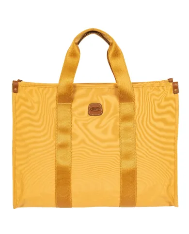 Bric's Borsa a tracolla in tessuto X Collection Giallo