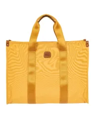 Bric's Borsa a tracolla in tessuto X Collection Giallo