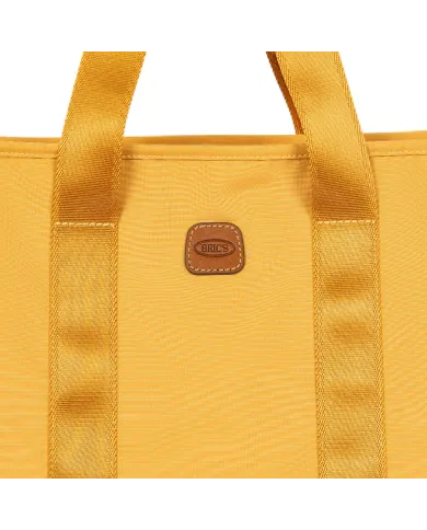 Bric's Borsa a tracolla in tessuto X Collection Giallo