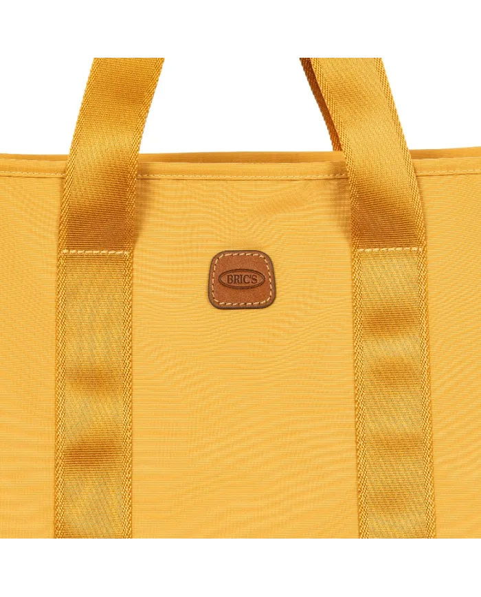 Bric's Borsa a tracolla in tessuto X Collection Giallo