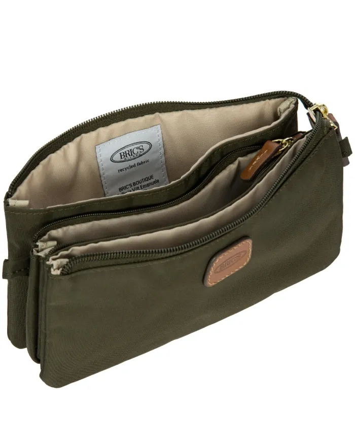 Bric's Pochette 3 tasche X-Collection Verde
