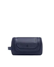 Piquadro Beauty case in tessuto e pelle Lyss Blu