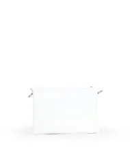 Caleidos Borsa bandoliera in pelle Bianco
