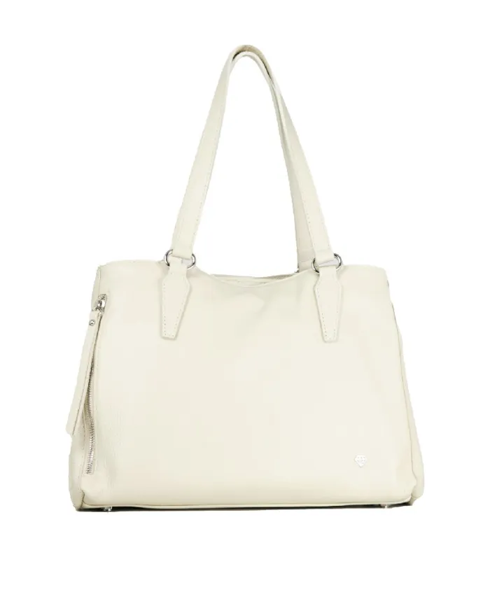 Caleidos Borsa grande in pelle Beige
