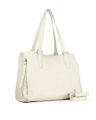Caleidos Borsa grande in pelle Beige