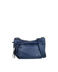 Caleidos Borsa bandoliera in pelle Blu