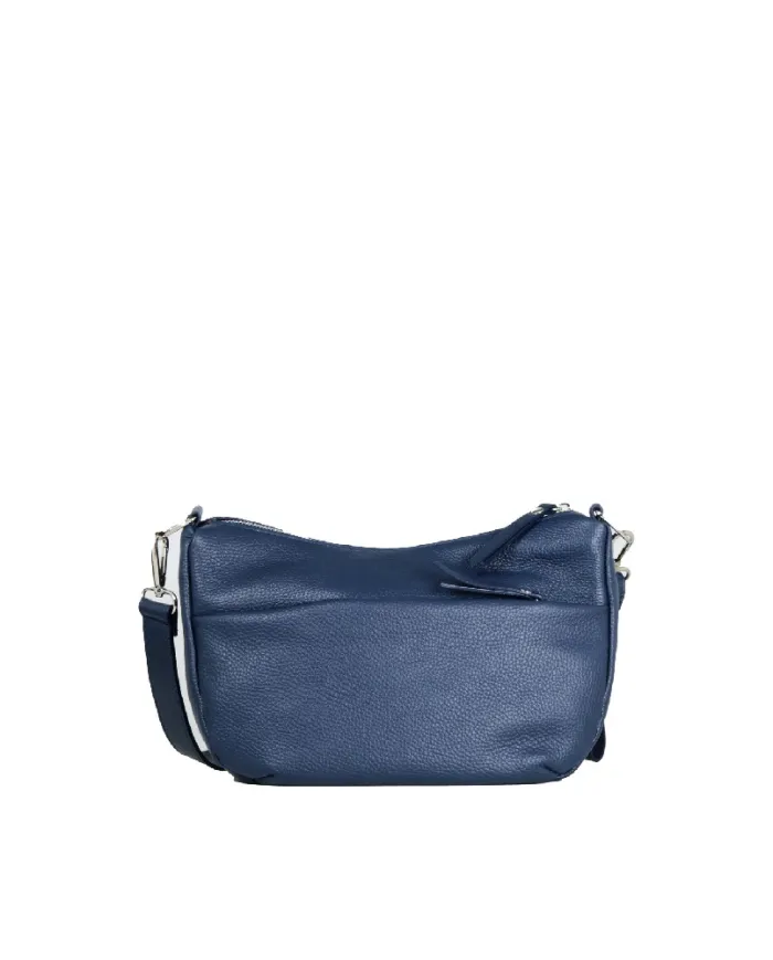 Caleidos Borsa bandoliera in pelle Blu