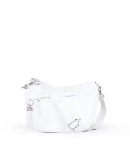 Caleidos Borsa bandoliera in pelle Bianco